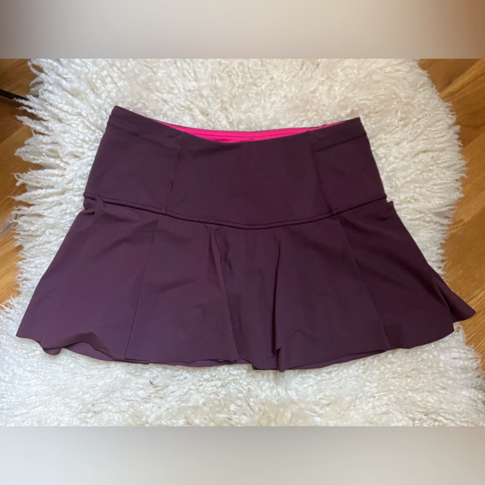 lululemon athletica Burgundy Tennis Skirt